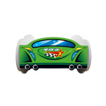 Detská auto posteľ Top Beds Racing Cars 140cm x 70cm - GREEN